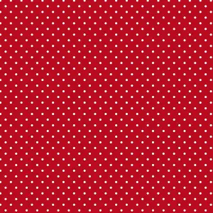 Rectangular PVC Coated Tablecloth - Waterproof Dining Table Surface Protector Cover - Measures 137 x 183cm, Red Spots