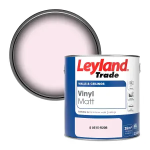 Leyland Trade Vinyl Matt Walls & Ceilings Emulsion Paint (S 0515-R20B) 2.5L