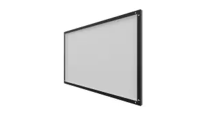 ALLboards Magnetic Boards MetalBoard BLACK CLASSIC BLACK 90x60cm a Magnetic Metal Poster for all types of magnets