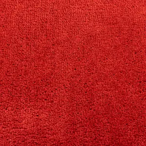 Rug OVIEDO Short Pile Red 80x250 cm