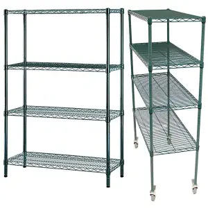 AirTech-UK Industrial Shelving Unit 460mm x 915mm for Cold Room Kitchen Food Storage