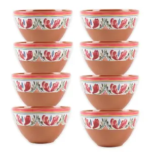 Purely Home Mediterranean Melamine Dipping Bowls - Set of  8