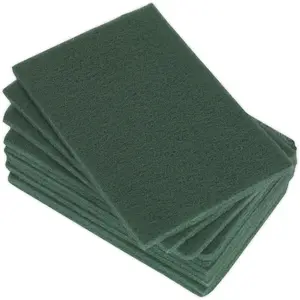 10 PACK Abrasive finishing Pad - 150 x 230mm - Fine Grade - Long Lasting