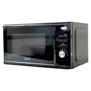 Igenix IGMD0820B Digital Microwave, 20 L, 800 W, Black