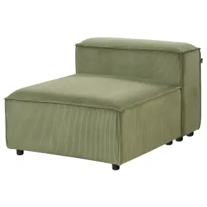 Jumbo Cord 1-Seat Section Green ARDAL