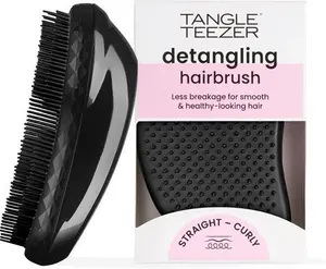 Tangle Teezer | The Original Detangling Hairbrush Wet & Dry Hair | For All Hair Types | Panther Black