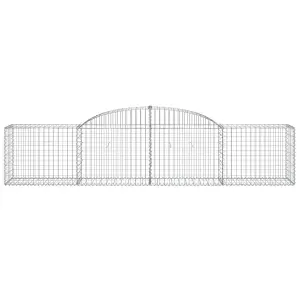 Berkfield Arched Gabion Baskets 20 pcs 300x50x60/80 cm Galvanised Iron