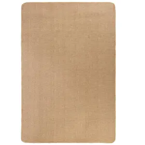 Berkfield Area Rug Jute with Latex Backing 160x230 cm Natural