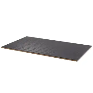 Salerna Black Gloss Linear Ceramic Wall Tile Sample