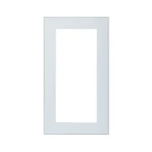 GoodHome Winterana White Glazed Cabinet door (W)400mm (H)715mm (T)20mm