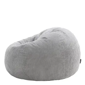 icon™ Large Bean Bag Chair adult - Kingston, Grey