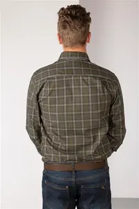 Rydale Men's Country Checked Shirt - Wetwang - Dark Olive S