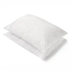 Memory Foam 2 x Pillow Bounce Back Filled Hotel Quality Bedding Luxury, White