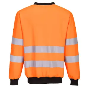 Portwest PW2 Hi-Vis Crewneck Sweatshirt