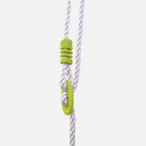 sweeek. Blow moulded plastic swing disc for 2-2.2m frame Joran Green 30x30x222 cm