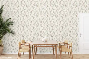 SK Filson Purple Floral Wallpaper