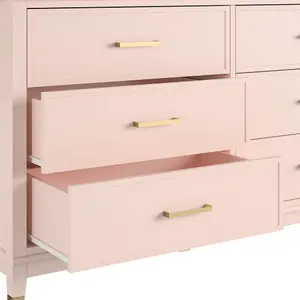 Camila Writing Desk in White / Golden