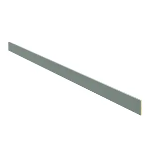 GoodHome Alpinia Green Wood effect Square edge Plinth, (L)2400mm