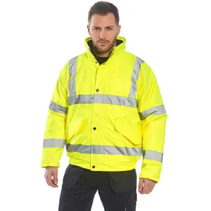 Portwest Unisex Adult Hi-Vis Winter Bomber Jacket