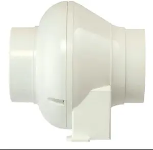 AirTech-UK In-Line Centrifugal Fan for 100mm / 4 inch ducting with Mounting Bracket Bathroom inline extractor fan exhaust fan