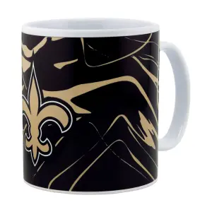 New Orleans Saints Camo Ceramic Mug Gold/Black (One Size)