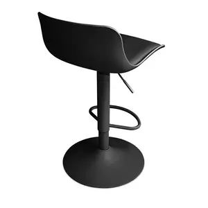 Jennerstown Swivel Adjustable Height Stool Black