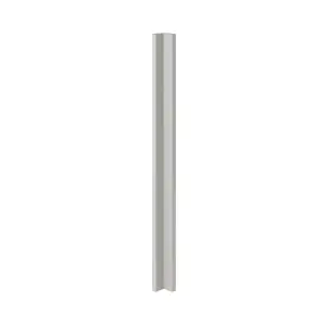 GoodHome Garcinia Matt stone integrated handle shaker Matt grey Tall Wall corner post, (W)59mm