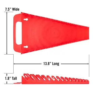 Ernst 15 Tool Gripper Spanner/Wrench Organiser Red 5088