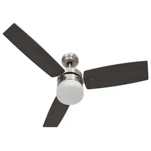 Dorne 108cm Ceiling Fan with LED Lights Black