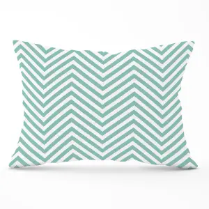 Geometric Chevron Pattern Cushions 33cm x 48cm