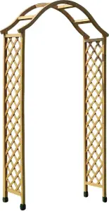 Elegance Wooden Arch Trellis - Tan