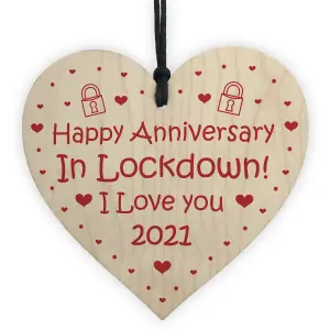 Happy Anniversary Gift In Lockdown 2021 Boyfriend Girlfriend Husband Wife Keepsake