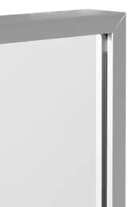 MirrorOutlet Artus  Silver Aluminium Edged Wall Leaner Mirror 47" X 16" (120CM X 40CM)