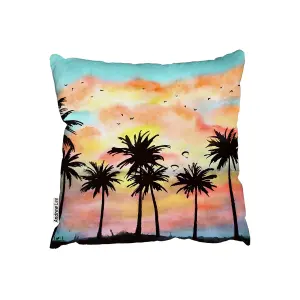 Cushions - Palm Trees at Sunset (Cushion) / 60cm x 60cm