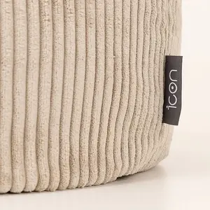 icon™ Adult Bean Bag Chair Beige - Kingston