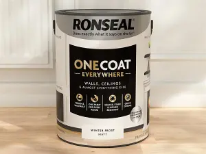 Ronseal KCB.7015103.22104.81 One Coat Everywhere Interior Winter Frost Matt 5 litre RSLOCEWFM5L