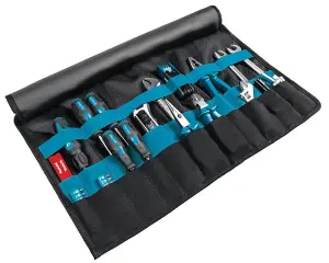 Makita E-15506 Tool Wrap with Handle & Front Pocket  Blue Tool Roll Strap System