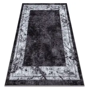 MIRO 51813.805 washing carpet Frame, marble anti-slip - cream / grey 120x170 cm