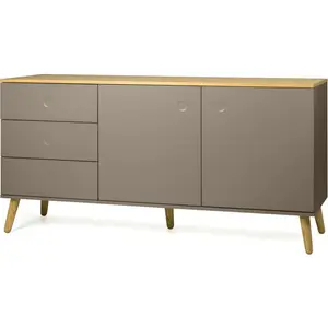 Dot 411.48cm Sideboard Beige / Oak