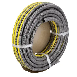 TOUGH MASTER Garden Hose Heavy Duty 3 Layer Flexible Reinforcement UV & Algae Resistant for Garden,Pressure Washer- 15m 50ft