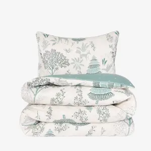 Smart Living Luxury Super Soft & Elegant Reversible Winter Woodland Duvet Cover with Pillowcase