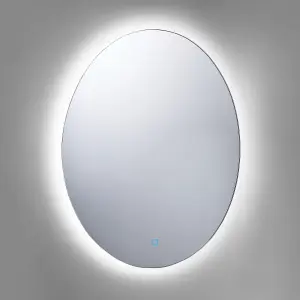 LED Bathroom Mirror MAZILLE Silver