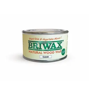 Briwax Natural Wood Wax 125g - 100% Vegan