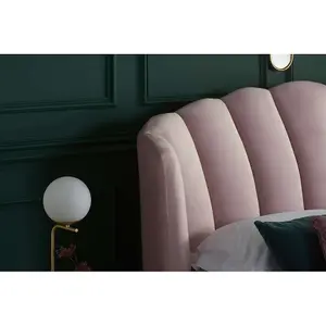 Birlea Lottie King Ottoman Bed Pink