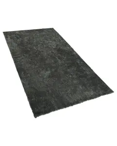 Shaggy Area Rug 80 x 150 cm Dark Grey EVREN