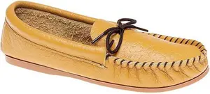 Mokkers Mens Tan Brown Soft Leather Moccasin Slippers Hard Sole Sizes 6 To 13 (8)