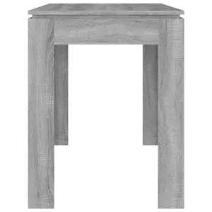 Seeger Dining Table 120x60x76 cm Engineered Wood Grey