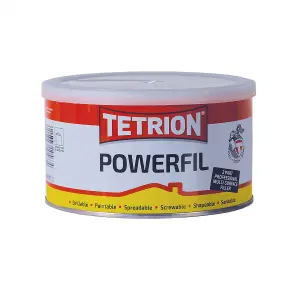 Tetrion Powerfil 2K 2 Part Body Filler Lightweight Tough Smooth White 250g