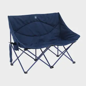 Hi-Gear Vegas Double Foldable Camping Chair with Storage Pocket/Drink Holders