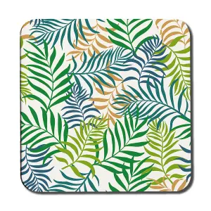 Green Tropical Palm Leaves (Coaster) / Default Title